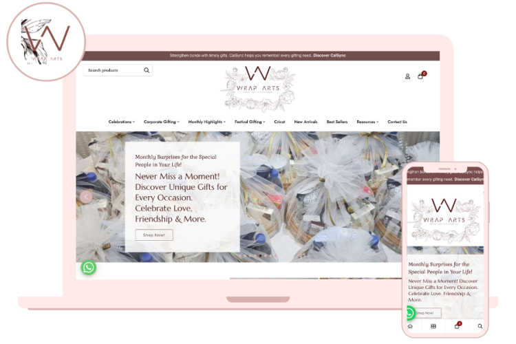 Wraparts-website